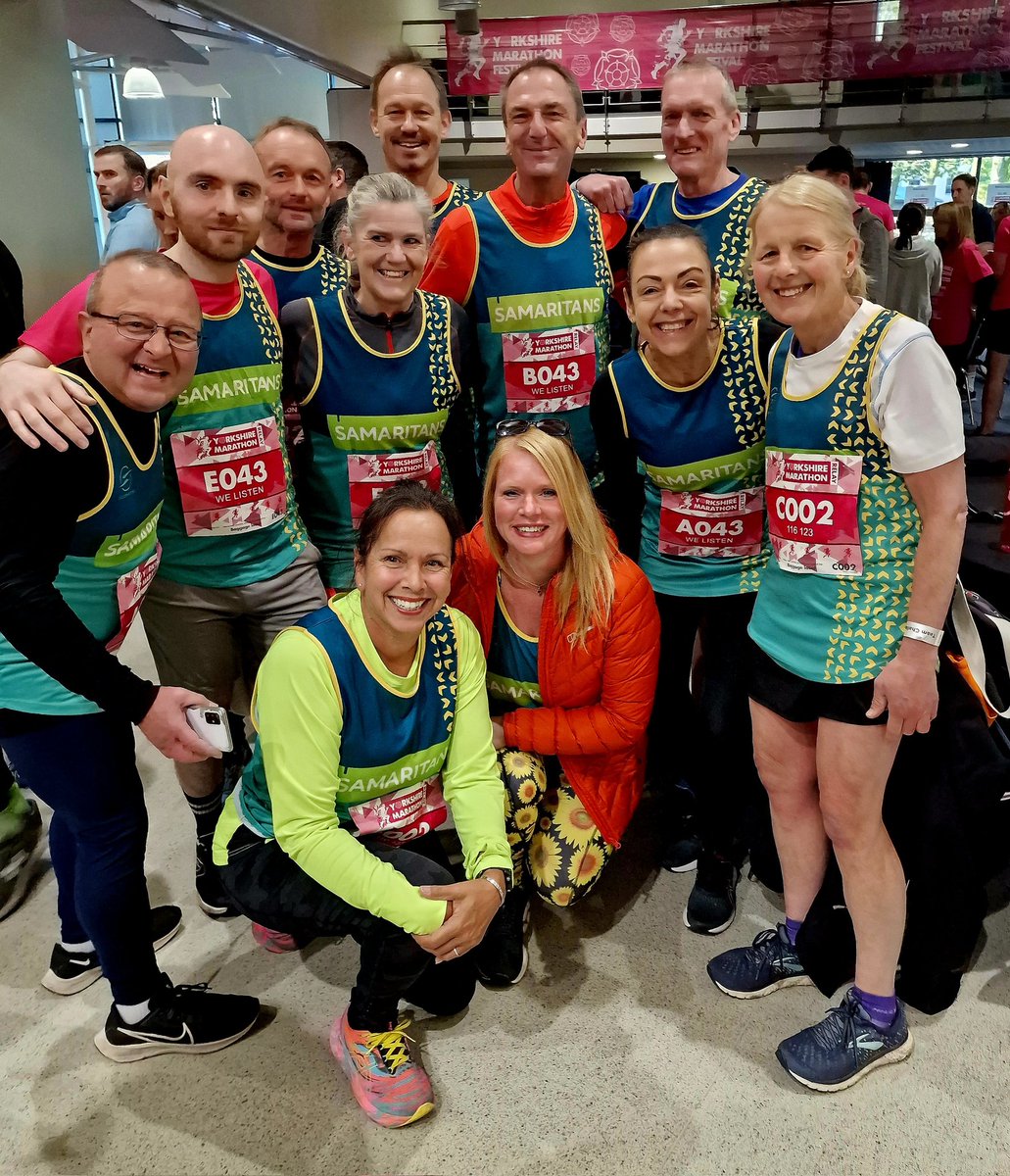 MrsSteel (@mrsbonniesteel) on Twitter photo <a href="/samaritans/">Samaritans</a> <a href="/YorkSamaritans/">York Samaritans</a> #relayteam READY for the <a href="/runforall/">Jane Tomlinson’s Run For All</a> <a href="/RunYorkshire/">The Yorkshire Marathon</a> 🏃♀️🏃♂️ #WeListen Happy running everyone! 🤩 <a href="/samaritans/">Samaritans</a> <a href="/YorkSamaritans/">York Samaritans</a> #relayteam READY for the <a href="/runforall/">Jane Tomlinson’s Run For All</a> <a href="/RunYorkshire/">The Yorkshire Marathon</a> 🏃♀️🏃♂️ #WeListen Happy running everyone! 🤩