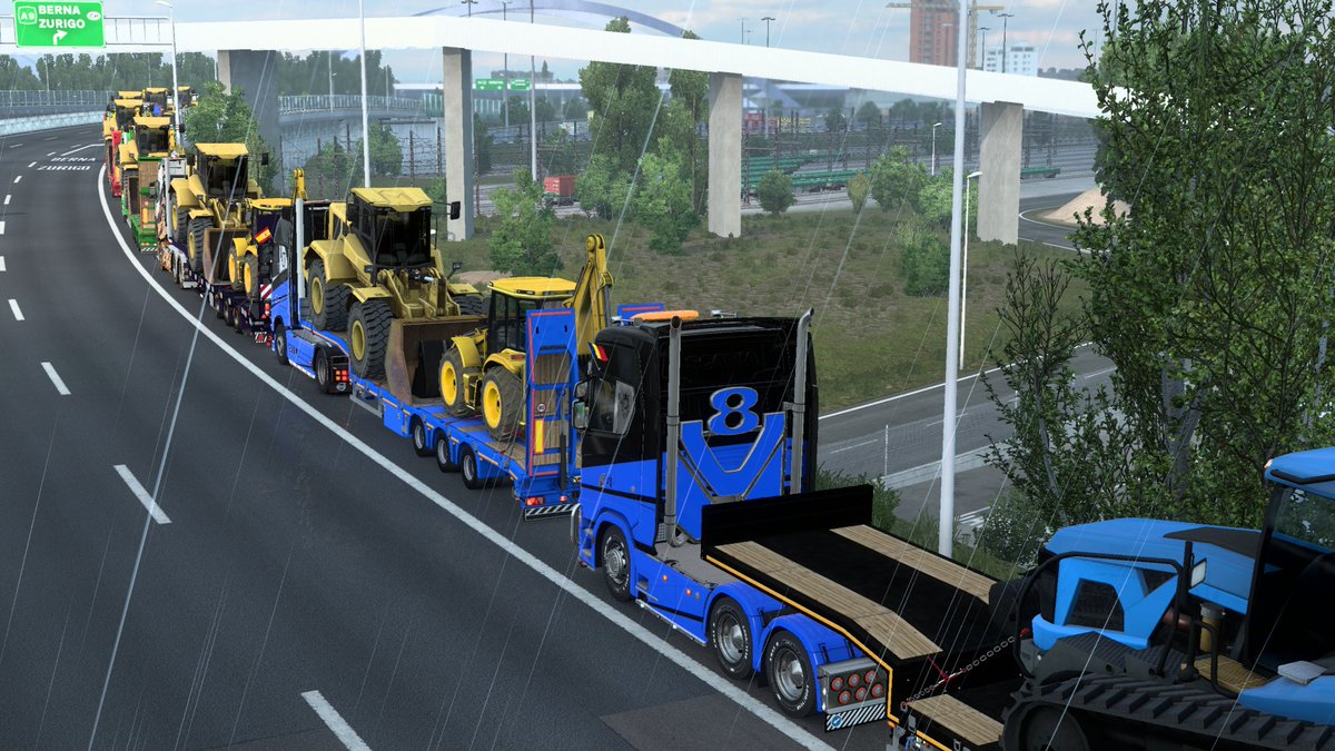 Trainscj's tweet photo. Anoche nuestros compañeros @joelcj360 y @byenigma64 asistieron al convoy organizado por @jaenerocallejer. Se lo pasaron de miedo y están deseando de repetirlo
🖤🚛🩵
#eurotrucksimulator2 #convoy #bestcomunityever #truck #camion #trainscjlogistics https://t.co/d1roVmbPA5