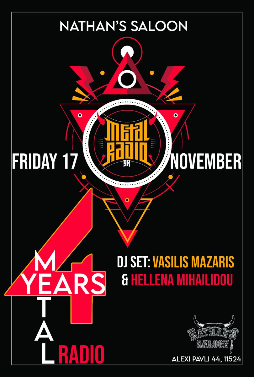 November 17th we partyyyy! #bday #metalradiogr