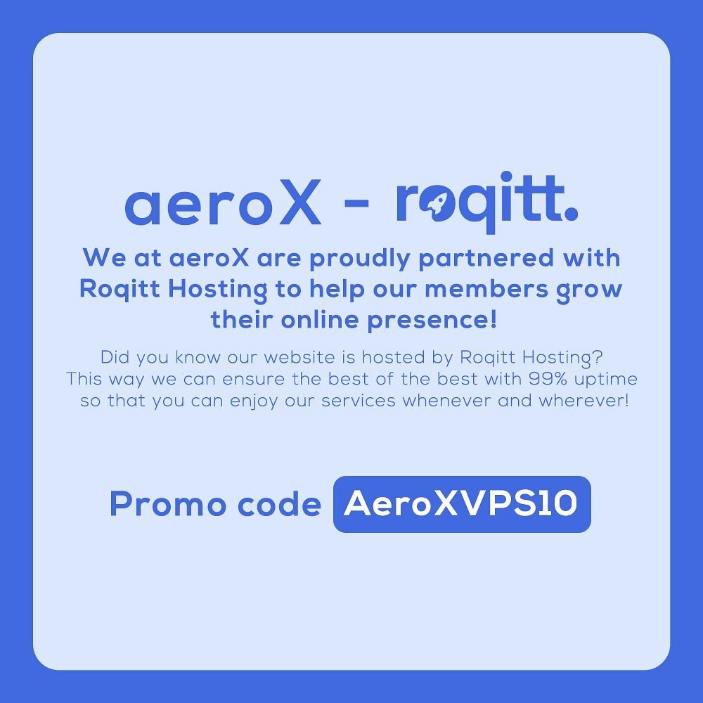 We're huge gamers ourselves. Which is why we're super excited to be the official partner for aeroX; "Embark on an unparalleled aviation simulation journey with aeroX. Elevate your experience, all from the comfort of your own home!"

Check them out today: aeroxfs.com