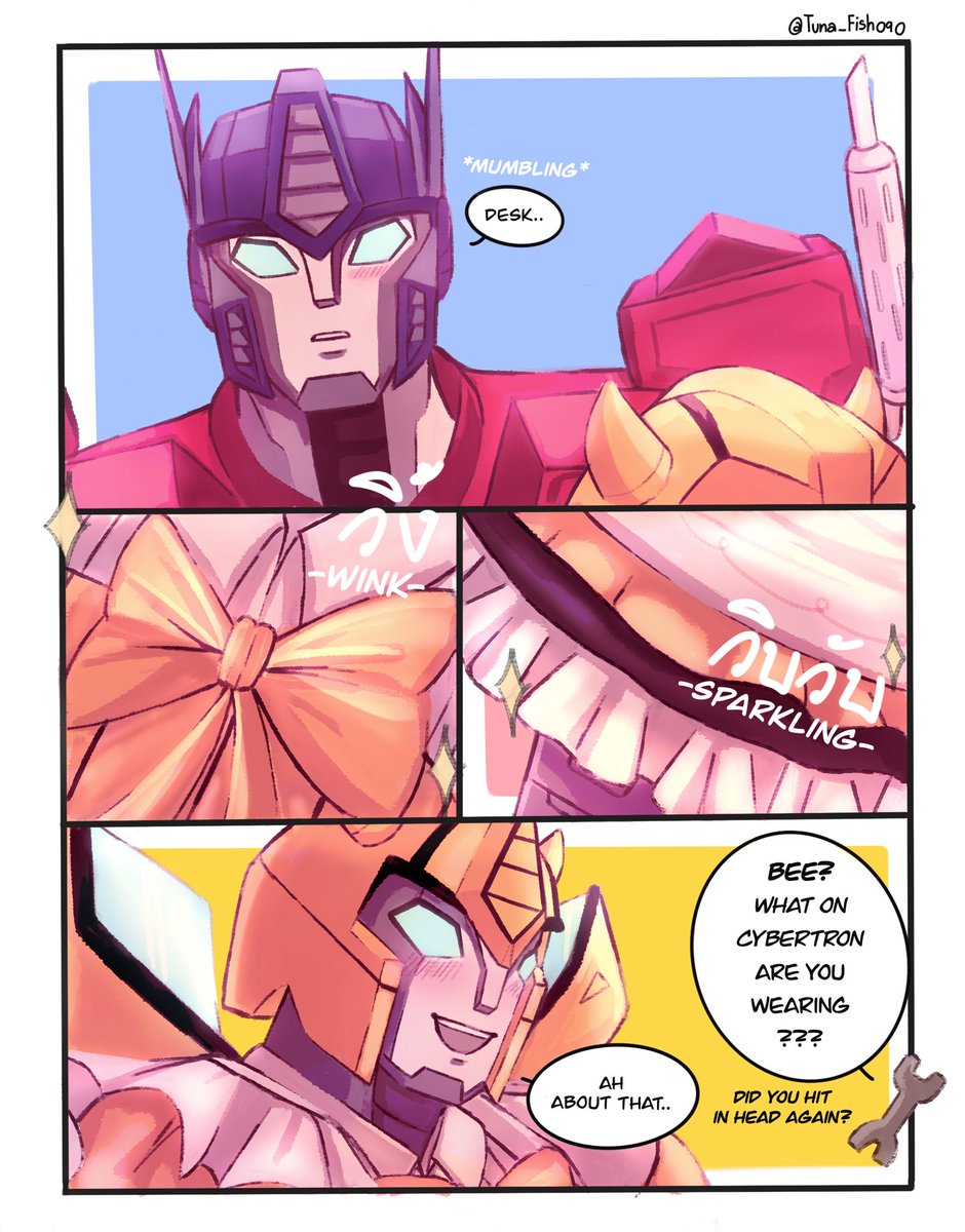 Tuna_Fish090's tweet photo. [OOC]

“A souvenir from Earth” [4/6]

(P.S : I just wanted to see Optimus lose his composure. That all.😂)

#Opbee https://t.co/4UA09p0lJ0