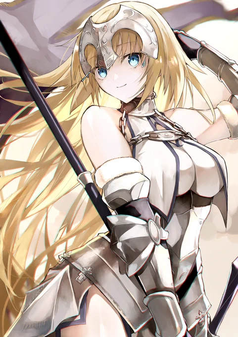 丁度1年程前に描いたジャンヌと今回のジャンヌ意図的にシチュエーションを似せたのですが、マットなタッチだったのが大分クッキリなタッチに変化した気がする今でもこの昔のジャンヌの絵は結構お気に入りだったり無垢な感じの表情が可愛いと思います 