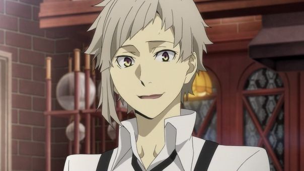 Bsdsushi's tweet photo. Atsushi and his silly little awkward smile 😭❤️ https://t.co/88Dwy1yssr