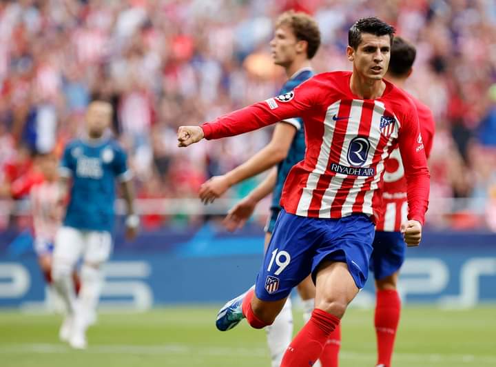 AtleticoBis's tweet photo. 🎙 "Morata est exceptionnel. À ce jour, il est le meilleur attaquant du football européen." 

🗣 Felipe Del Campo (journaliste) https://t.co/LsyxDmhk30