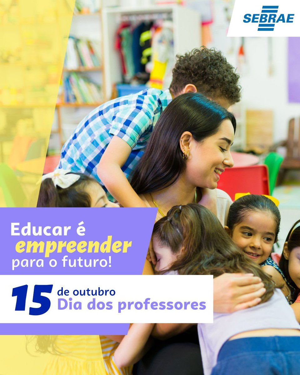 sebrae_ma's tweet image. Mais que ensinar, ser professor é empreender para o futuro das gerações! 🤗✍🏼

Uma homenagem do Sebrae, para todos os professores maranhenses que dedicam suas vidas em prol da educação.

#SebraeMA #DiadosProfessores #Homenagem