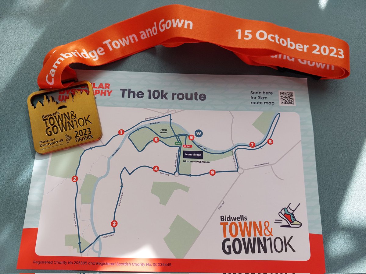 Very proud of our daughter!!! First 10k race completed with PB of 59:07.9! She said it was lots of fun  😀🏃‍♀️
@TownandGown10k