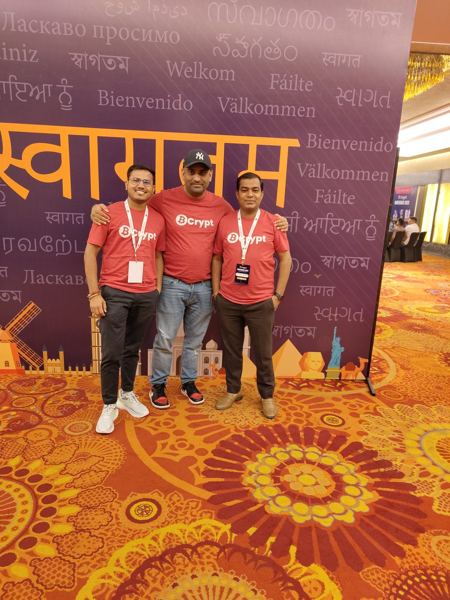 NITIN_AR_VR's tweet image. I’m here @BcryptGlobal #BCrypt23 #SharpToken @CsharpCorner
With @debug_mode @inform2atul