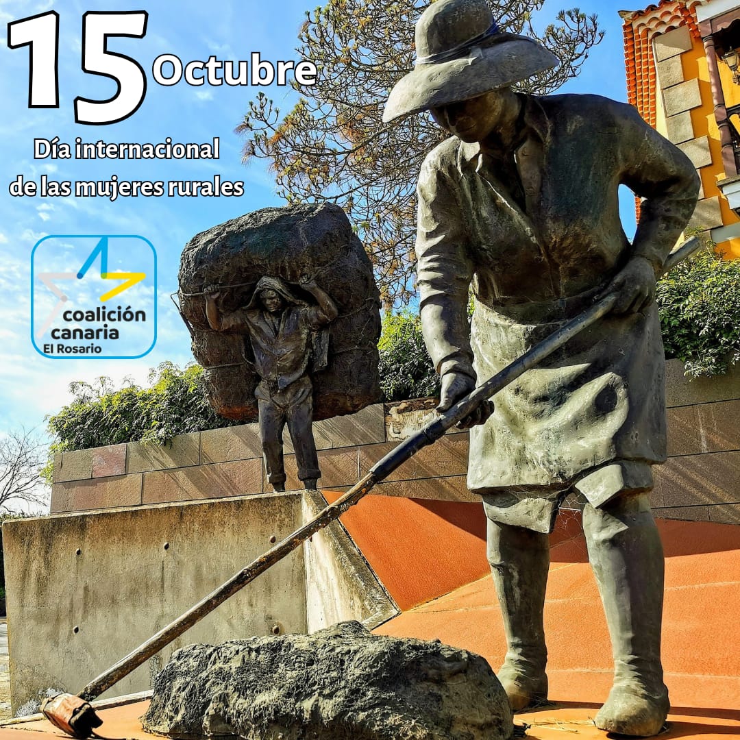 _CCELRosarioTF's tweet photo. Felicidades a esa cuarta parte de la población mundial, luchadoras, trabajadoras y tenaces. Hoy celebramos su día.
𝟏𝟓 𝐝𝐞 𝐨𝐜𝐭𝐮𝐛𝐫𝐞 𝐃í𝐚 𝐈𝐧𝐭𝐞𝐫𝐧𝐚𝐜𝐢𝐨𝐧𝐚𝐥 𝐝𝐞 𝐥𝐚 𝐌𝐮𝐣𝐞𝐫 𝐑𝐮𝐫𝐚𝐥
#Mujer #MujerRural #15Octubre #Luchadoras
#Trabajadoras #Tenaces https://t.co/gnWw1Cj0kj