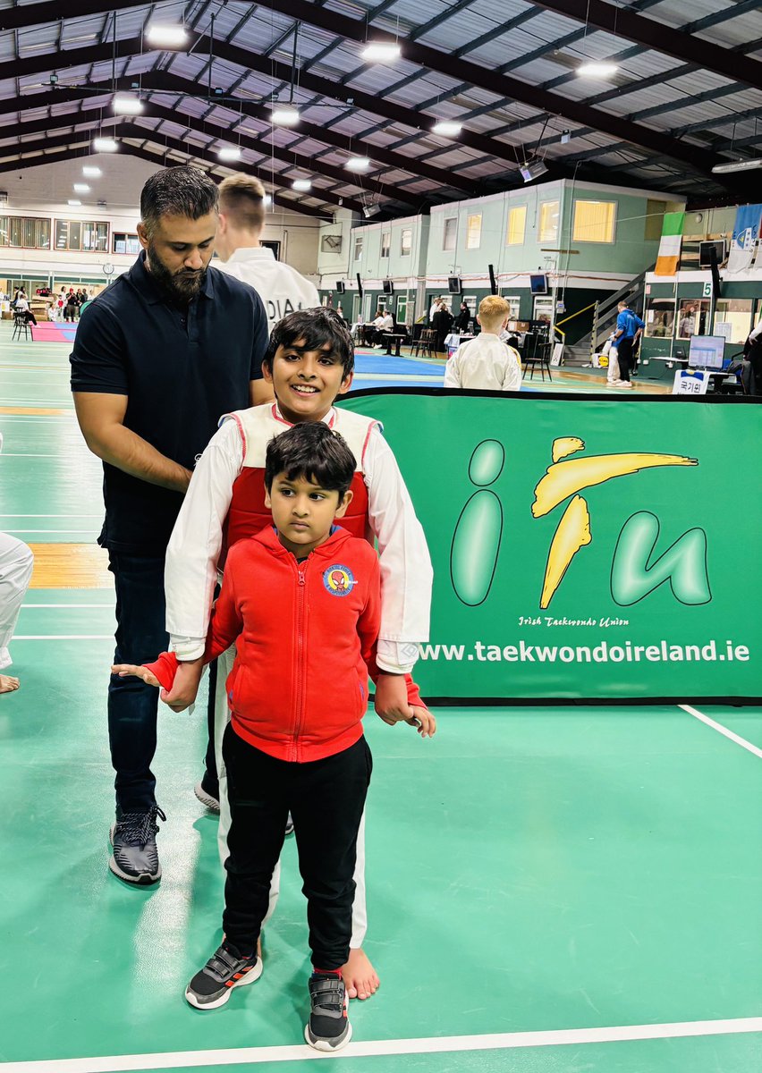 His first Taekwondo championship!! 🙌Can’t be more proud! 👊#Taekwondo #Dublin <a href="/Irishtaekwondo/">taekwondoireland.ie</a>