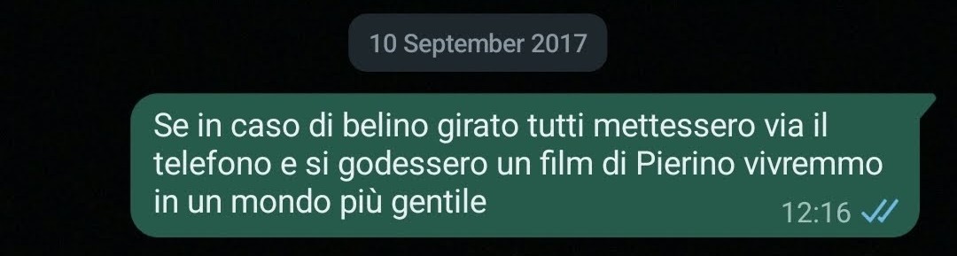 Ancora ferma sostenitrice di queste mie parole