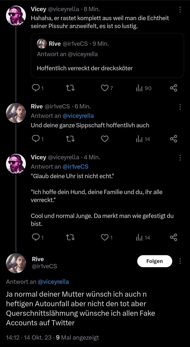 Robbenjaeger's tweet photo. Hallo @polizeiberlin, dieser Mann gibt an Polizist zu sein und wünscht anderen den Tod/Querschnittslähmung durch Autounfall. Arbeitet der wirklich bei Euch? https://t.co/I6UFfkcdZy
