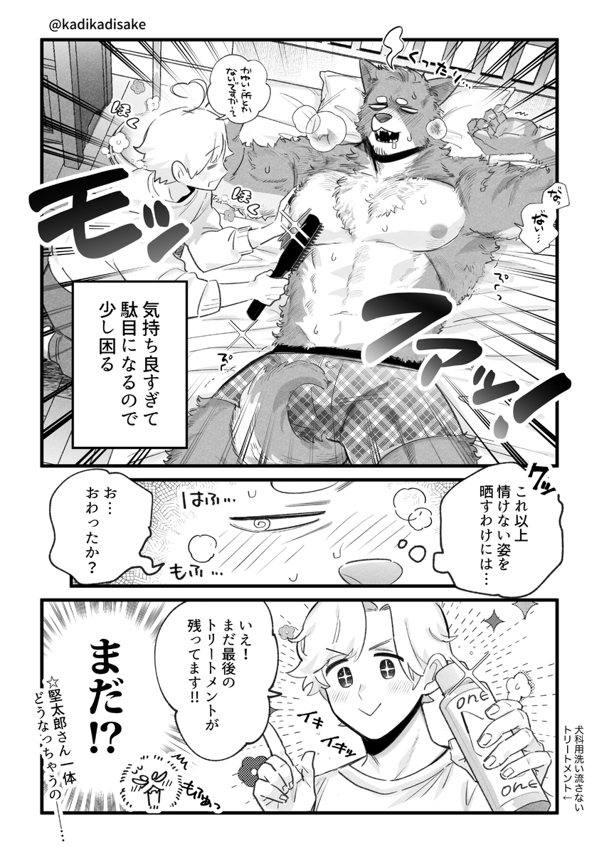 犬系の彼氏とお風呂と毛繕い🐶🫧 
