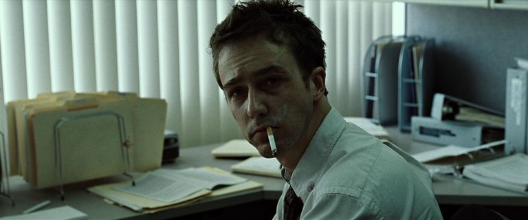 TheCinesthetic's tweet photo. David Fincher's Fight Club was released 24 years ago today. https://t.co/3FDWGWbZA8