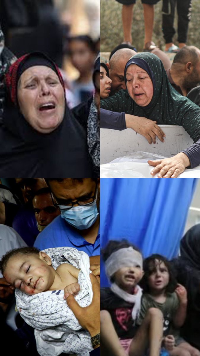 RandaKaradsheh's tweet photo. No one deserves to be in so much pain and agony no one !! 
This is brutal and heartbreaking! This needs to stop .. the only terrorism is killing children by the hundreds 
اشي بيوجع القلب 
#Gazagenocide #GazzeUnderAttack https://t.co/HQF2XnIR27