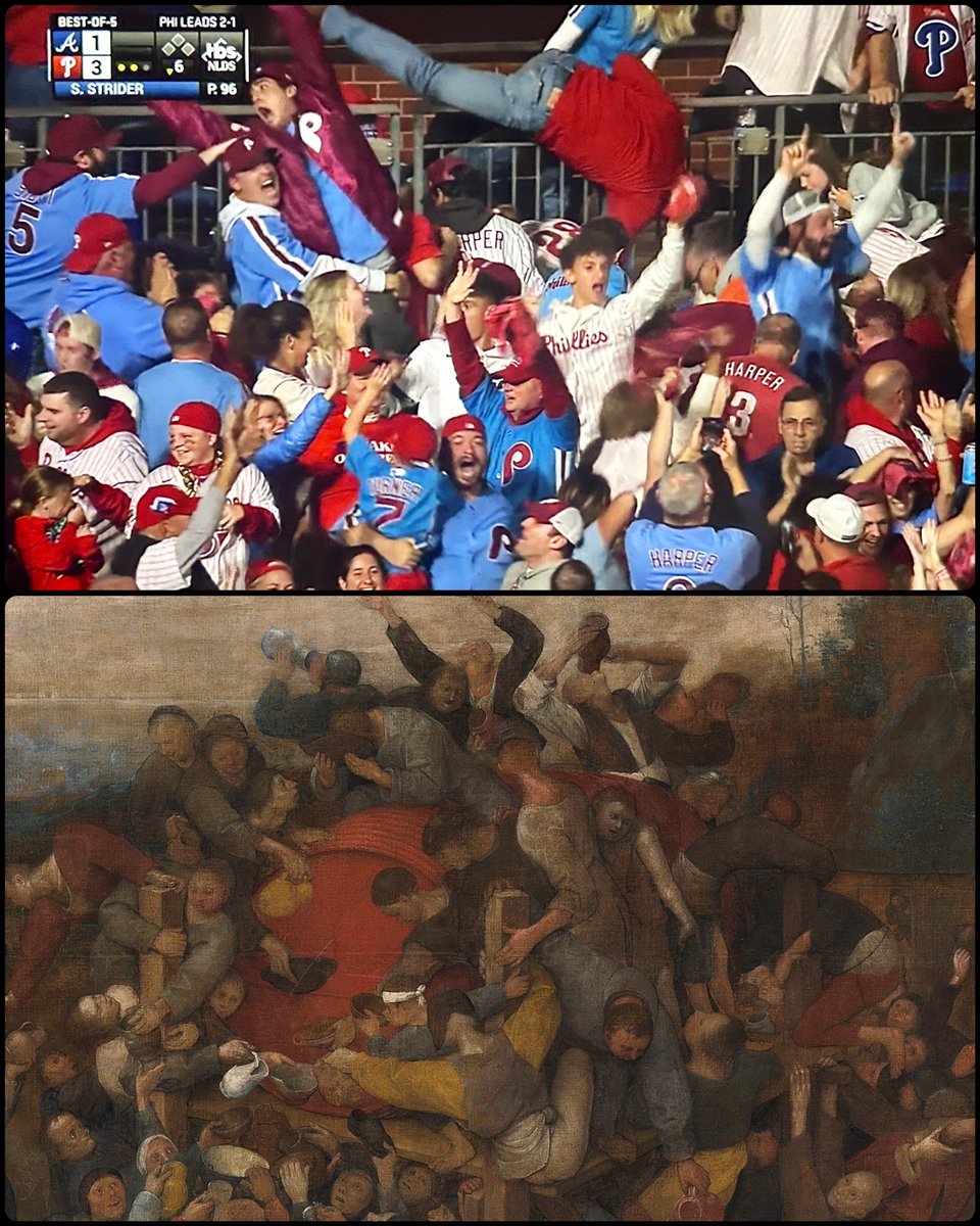 The Wine of Saint Martin's Day, by Pieter Brueghel the Elder, 1565-68, 📸 via @PhillyTradesman