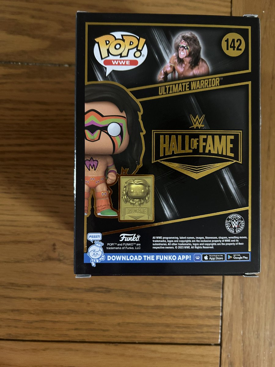 KarlOngley's tweet photo. Mail call from @FunkoEurope #Funko #FunkoPop #WWE #ultimatewarrior #funkowwe #wwehalloffame @WWE https://t.co/JQVDk8JBwd