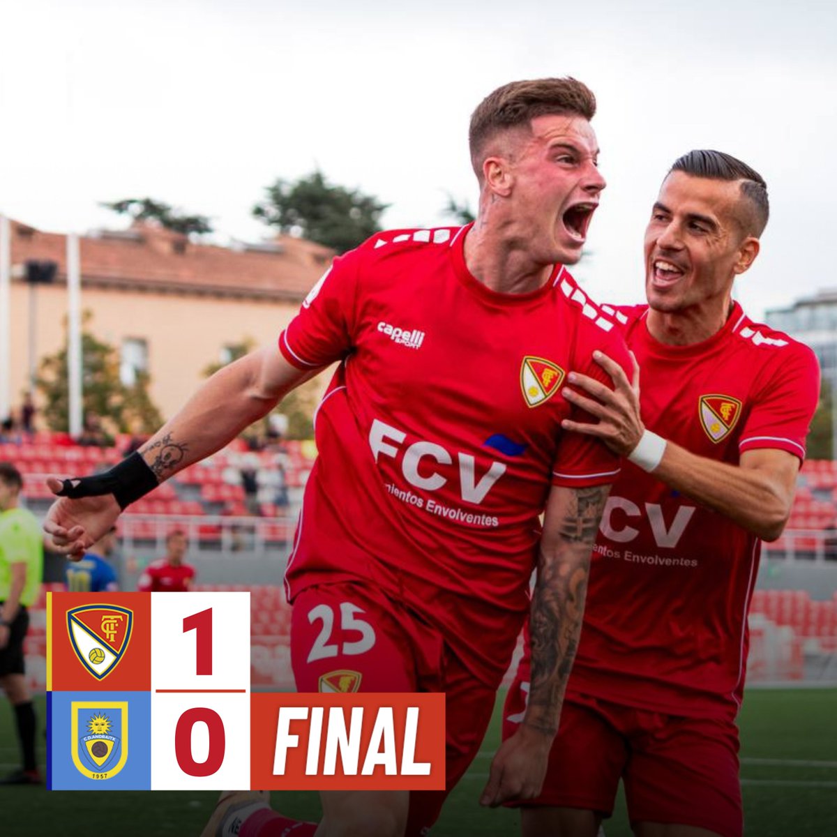 TerrassaFC's tweet photo. 😏📣 FINAL A L'ESTADI OLÍMPIC‼️
🥳🥳🥳 VICTÒRIAAAAAAAA‼️

💥 𝗧𝗥𝗜𝗢𝗠𝗙 de l'equip contra el #CEAndratx per sumar ➕3️⃣ PUNTASSOS, #terrassistes‼️

⚽ @PolSanchez25‼️

📺 𝗥𝗘𝗩𝗜𝗨 𝗘𝗟 𝗣𝗔𝗥𝗧𝗜𝗧
👉 https://t.co/tA41iYoZvP
🫵♥️ AMUNT #TERRASSA!

(📸: @MFerretvisuals) https://t.co/y7Qkn5i5R4