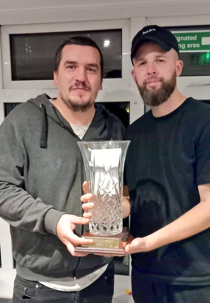 BrookhillBC's tweet photo. Well done to Dicko &amp; Yoda on winning the Stockingford Bob Golightly Open Pairs for 2023

Great stuff Adam Dickerson &amp; Michael Lynch 🏆 https://t.co/3Ui2JPicC5