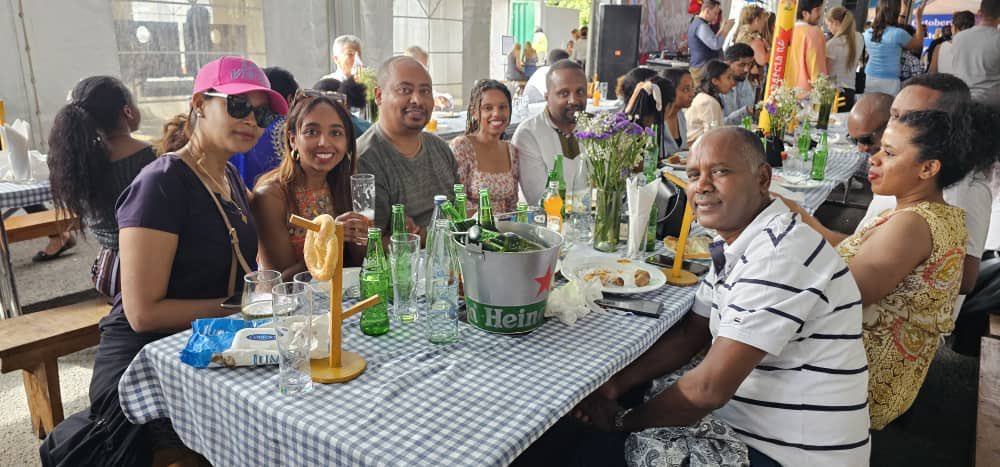 GetachewSS's tweet photo. Meeting my dear fans at Oktoberfest #HiltonAddis https://t.co/bUrqLHKmBs