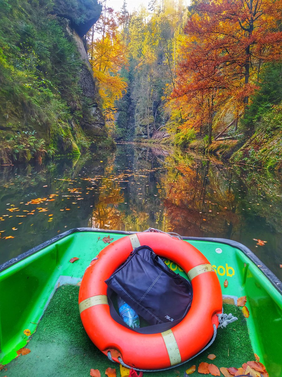 Colourful autumn in Bohemian-Saxon Switzerland National Park has already started 📷

#nationalpark #czechnature #czechswitzerland