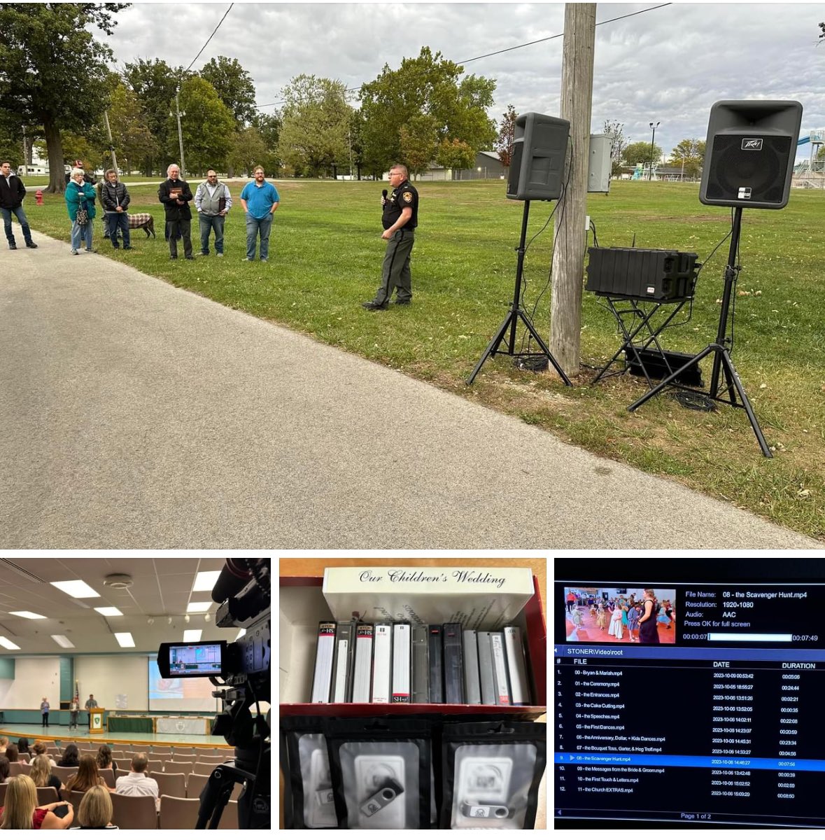 EmceeJW's tweet photo. Providing sound, capturing important community events, and preserving special moments; it’s just part of what we do! Let us help you!! #JWProductionAndSound #SoundProduction #VideoProduction #Digitize https://t.co/jTgUlbvLqv