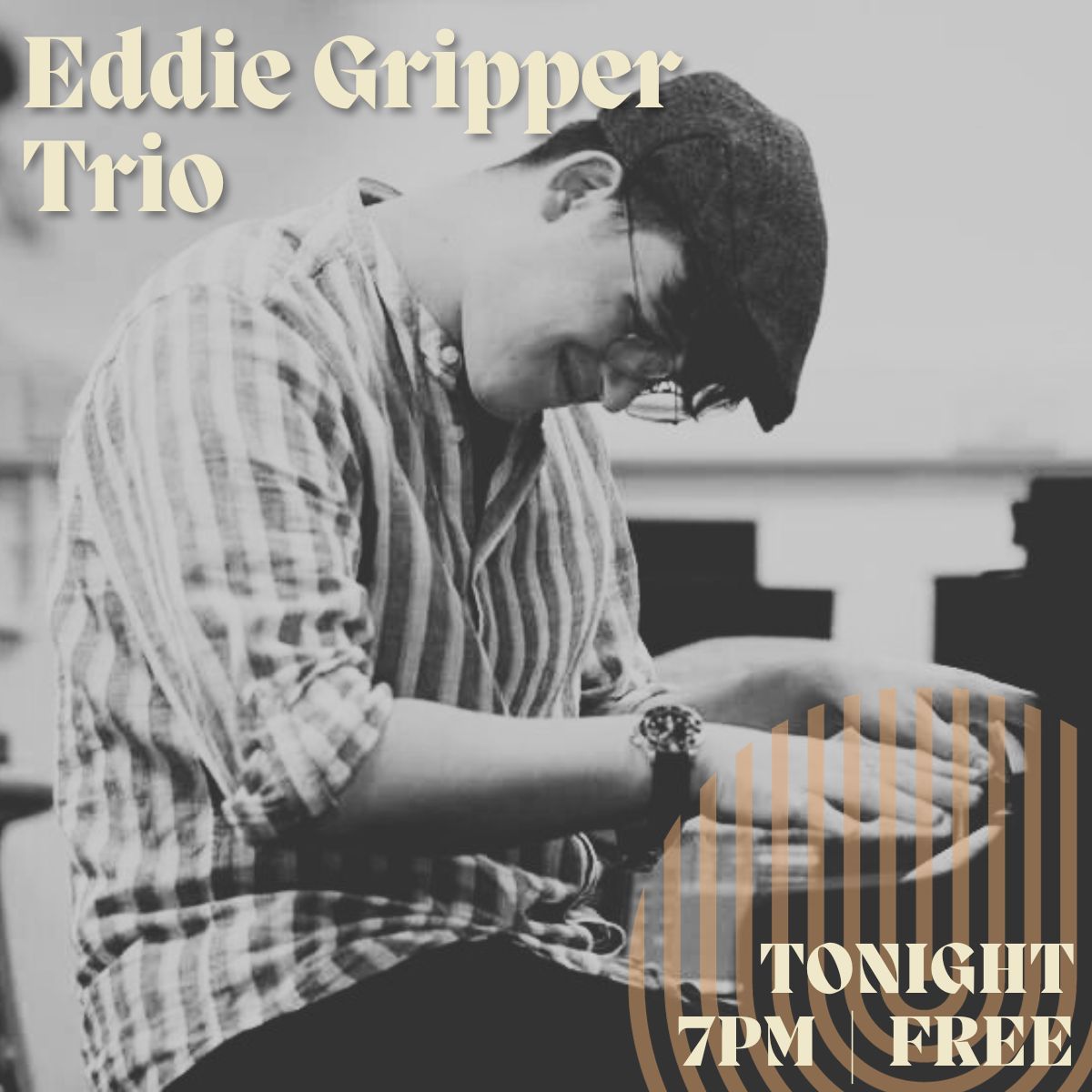 Tonight! We are joined by Eddie Gripper and his trio for an evening of contemporary jazz. “An original and fresh voice on the UK jazz scene. A highly eclectic range of compositions that showcase a really individual approach. Definitely a name to look out for in 2023.'