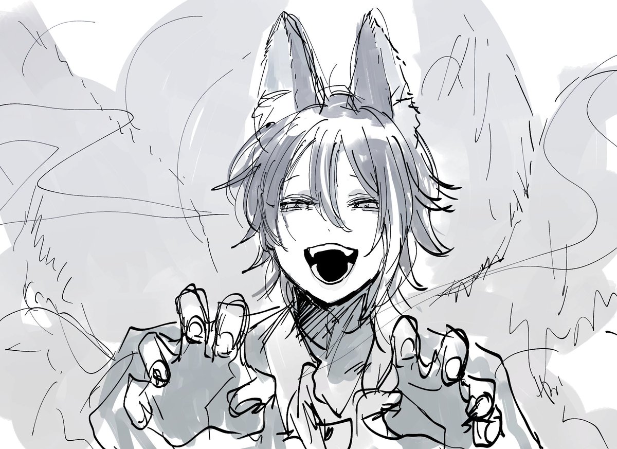 owo_8Akr1n's tweet photo. 手癖狐🎈 https://t.co/s1IzDrbVdk