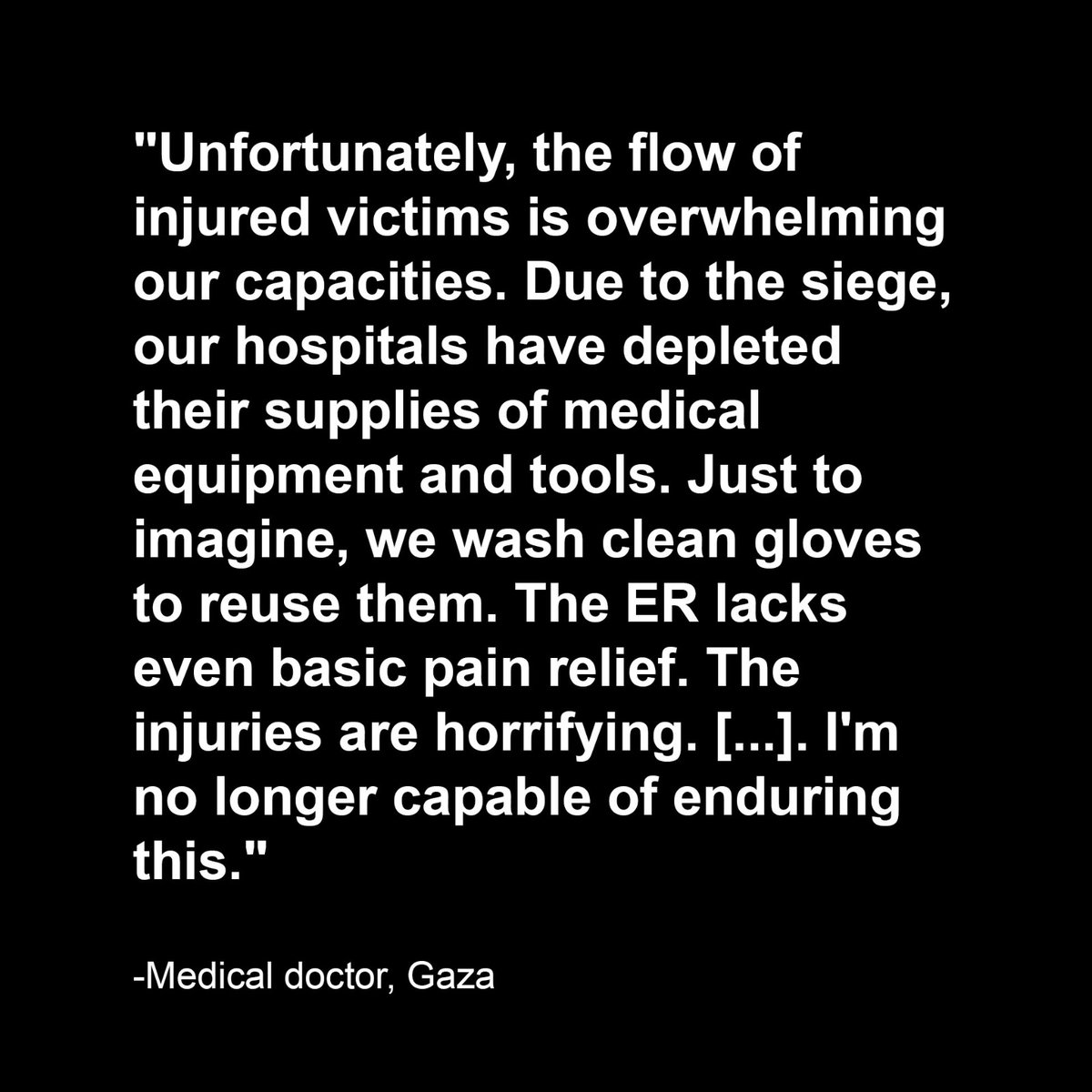 GazaMedicVoices's tweet image. #gaza #humanitariancrisis #humanity #medicine #doctors #emergencymedicine #NotATarget