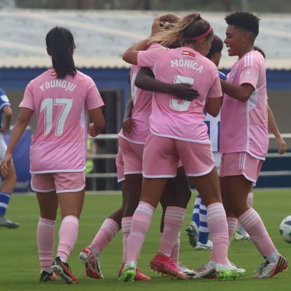 MadridCFF's tweet photo. 🏁 FINAAAL FINAAAL FINAAAL
✊ CUARTA VICTORIA CONSECUTIVA
🙌 ¡¡3/3 VICTORIAS FUERA DE CASA!! 
SP. HUELVA 1️⃣-3️⃣ MADRID
⚽️ LUANY ⚽️ KAREN ⚽️ MONICA

#LigaF | #VamosMiMadrid🩷🤍 https://t.co/ef9fecDsgl