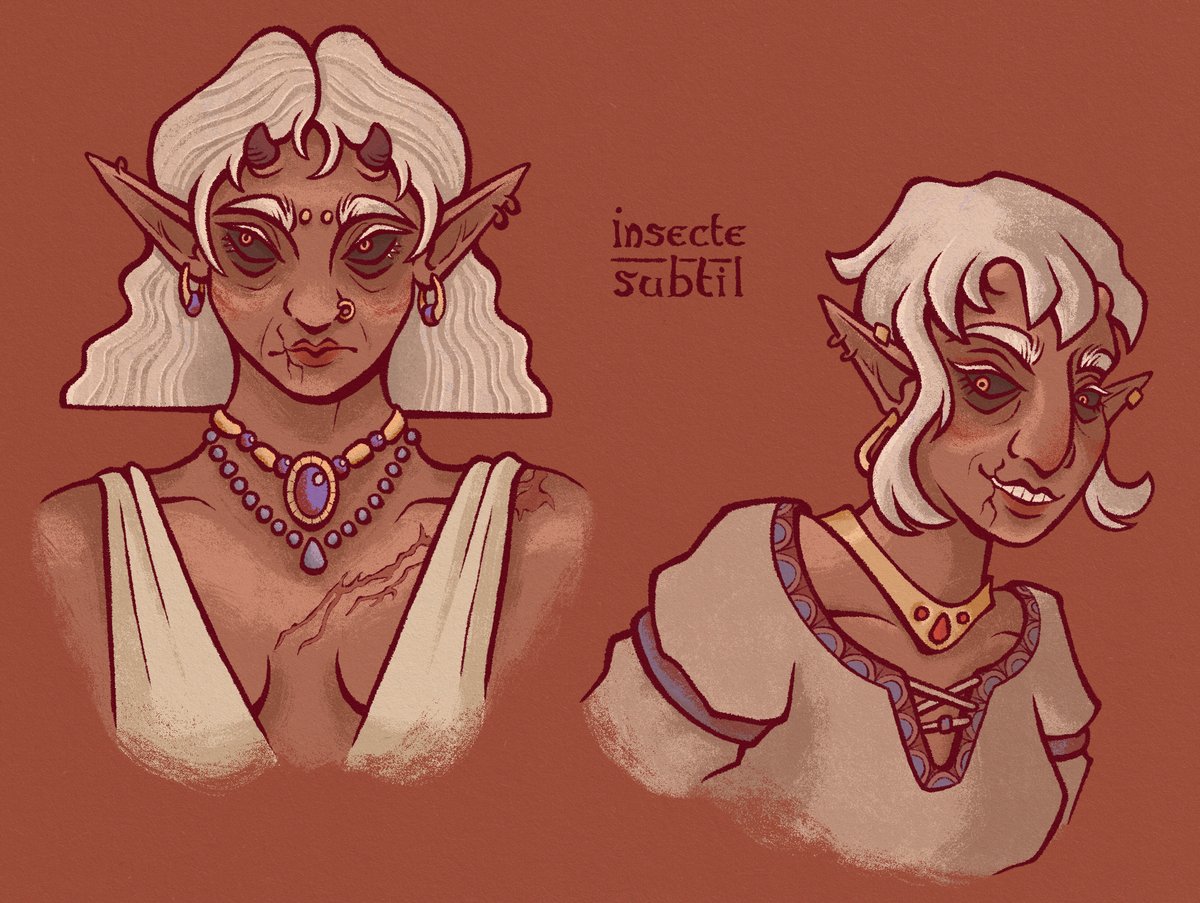 Older Naërion has been on my mind a lot lately :>>

#art #originalcharacter #characterdesign #bosmer #tes