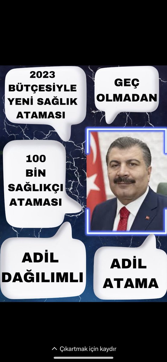 Sağlıkta tasarruf olmaz .Sağlık personeline olan ihtiyaç göz ardı edilemez.
Yüzbinlerce sağlık neferi maliyeden 100. yıla yakışır 100 bin sağlık ataması onayı bekliyor.
<a href="/drfahrettinkoca/">Dr. Fahrettin Koca</a>
<a href="/memetsimsek/">Mehmet Simsek</a>
#MaliyedenSaglıgaMüjde
