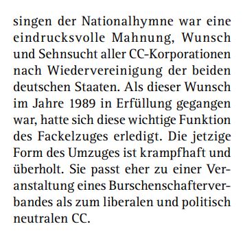 korpokritik's tweet photo. Aus der Ausgabe vom #CC-Magazin 2/2023 des Dachverbands „Coburger Covents“: Es gibt im #CoburgerConvent eine Diskussion um die Fackelmärsche der Uniformierten. Ein verbands-interner Kritiker nennt sie „halbmilitärische[s] Getue“. https://t.co/RhZM0XvYj1