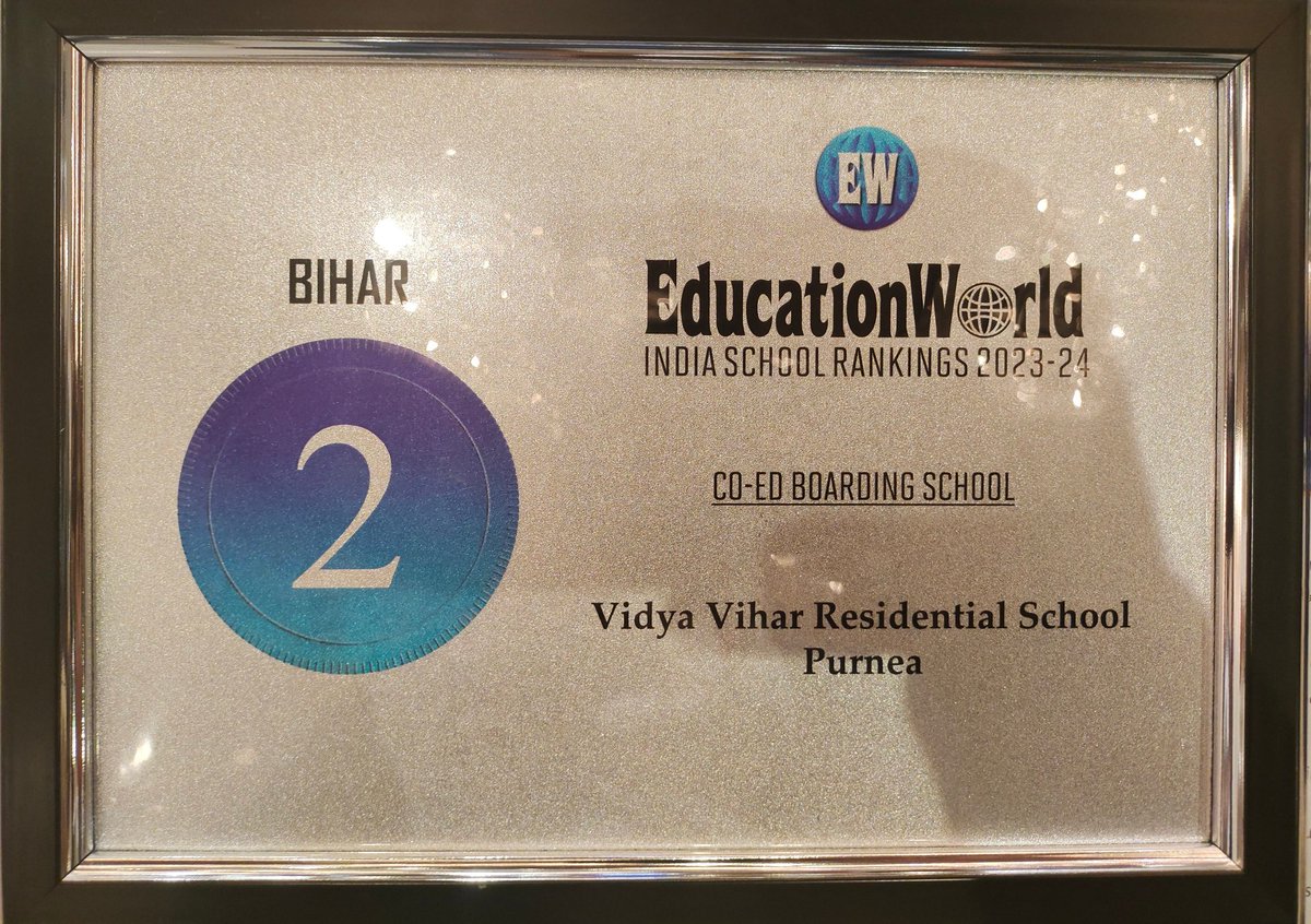 Vidyavihargroup's tweet photo. π We are thrilled to announce that Vidya Vihar Residential School has been honored as a Top School in the Co-Ed Boarding School category in Bihar by @EWPortal @MyEducatio3714! π
#EducationExcellence
#CoEdBoarding
#EducationWorld
#vidyaviharresidentialschool
#VVRS
#Purnea https://t.co/BCZCw8xxHB
