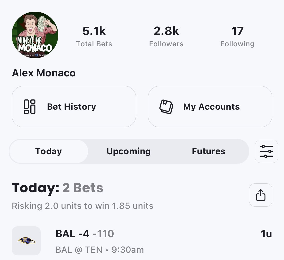 Alex__Monaco's tweet image. Ravens -4 to the London Town bank!! 

#RavensFlock #NFLLondonGames
