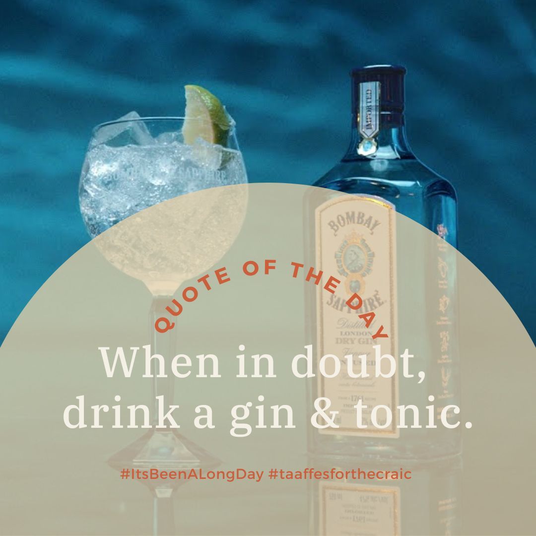 taaffesbar's tweet image. 💙 Don’t forget our G&amp;amp;T of the month is the one and only Bombay Sapphire with Schweppes tonic for only €8 😳

Sip and savour throughout October at the discounted rate 😉 

#bombaygin #ginlove #taffesforthecraic