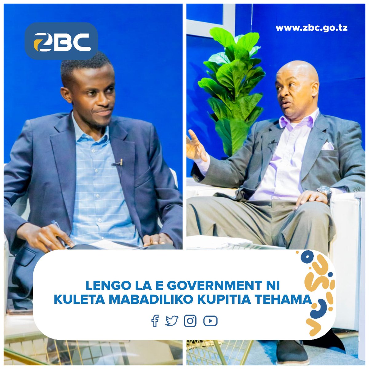 "Lengo kuu la wakala wa serikali mtandao ni kuleta mabadiliko hasa kwa kutumia TEHAMA katika kuleta uaminifu kwenye utoaji wa huduma kwa jamii na shughuli zote za kiserikali" - Mkurugenzi Mtendaji wakala wa Serikali Mtandao Zanzibar, Said Seif.

#Miaka3YaDktMwinyi #ZBCUpdates