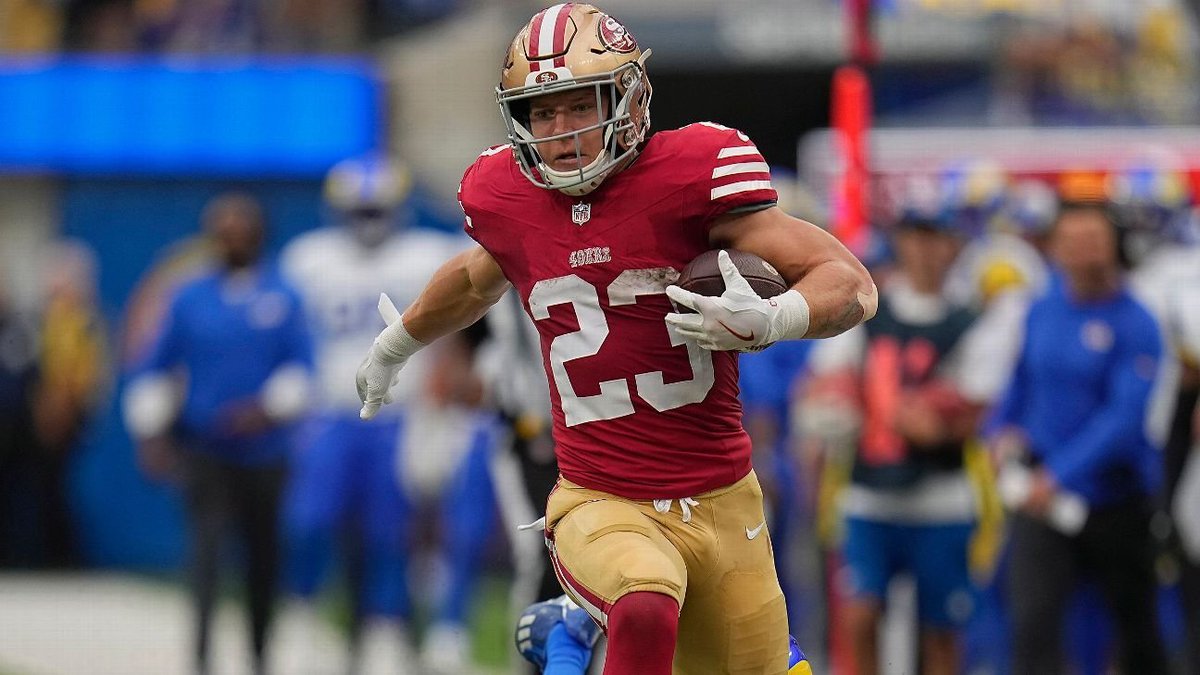 Hugo_Bets's tweet photo. 🏈WEEK 6 NFL BEST BET🏈
2U -CHRISTIAN MCCAFFREY O72.5 Rushing Yards

Write up below ✍️

#NFL #PlayerPropBets #PlayerProp #NFLPicks #NFLDFS #NFLBets #NFLPlayerProp #ChristianMcCaffrey #49ers https://t.co/RfmHCQhglA