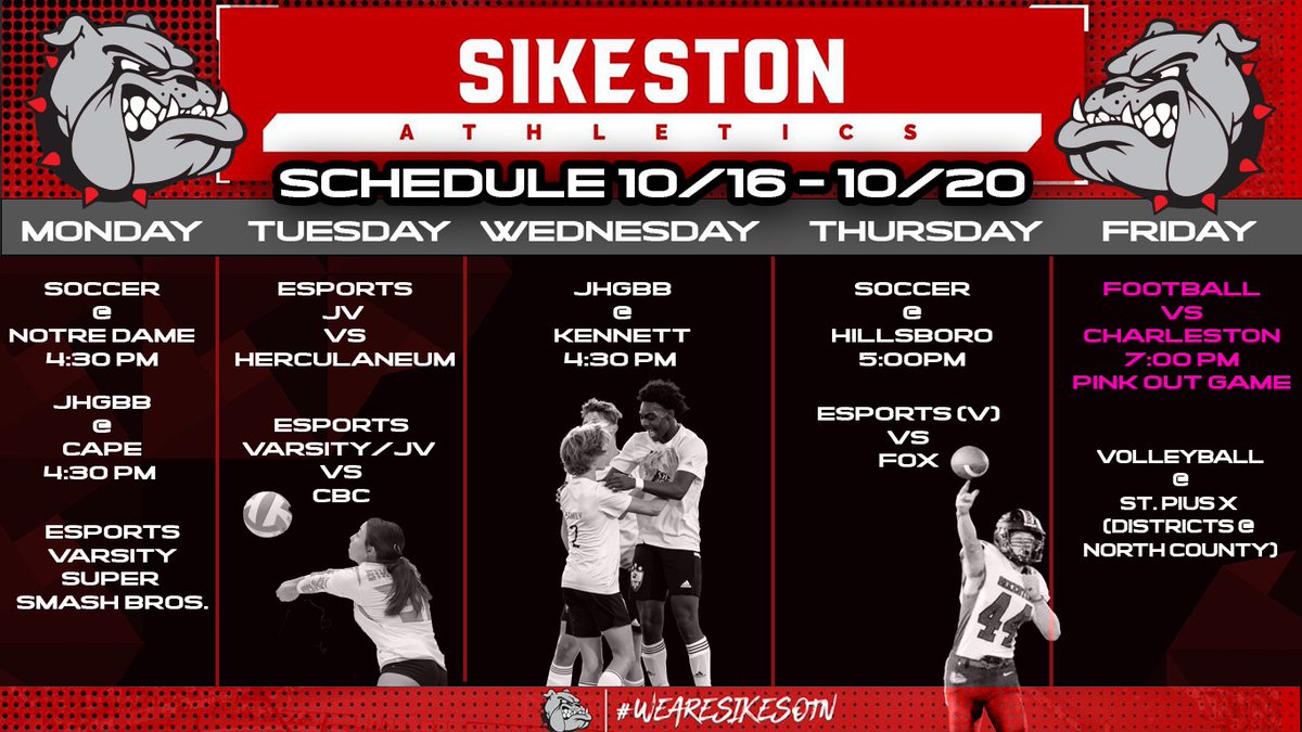 Come out and support our Bulldogs this week!