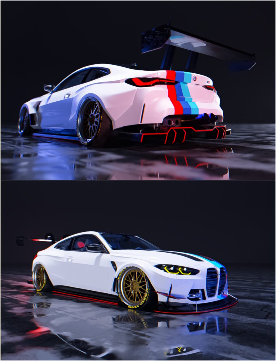 JaydeUp's tweet photo. My @BMWMotorsport Track Build...😵😵!

 Thoughts...?
#blender #blenderartwork @BlenderArtists @BMW_SA #bmw @BMW @BlackPanthaaYT #blenderrender #hotwheels @AR12Gaming @Blender #blender3d #bmwm4 #bmwm3 #NeedForSpeed #blenderart #THECREWMOTORFEST https://t.co/RRkStNELG5