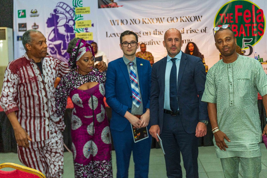 High Commissioner <a href="/Jamie_Christoff/">James Christoff</a> was honored to have been a part of #felabration2023 ceremony, which celebrates the life and legacy of Fela Anikulapo Kuti. 
H.E <a href="/Jamie_Christoff/">James Christoff</a>  attended the <a href="/FelabrationNG/">Felabration</a>  symposium on "Leveraging On The Global Rise  Of Our Creative Economy".