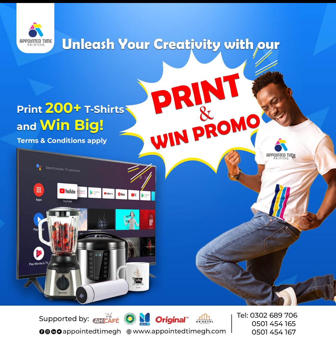 mcphylz1's tweet image. Fa printing no hookie 🪝 @AppointedTimeGh and stand a chance of winning lots of gadgets. Rush while promo last. Quality prints of all type . 
#PrintAndwin #AppointedTime 
#NSMQ2023