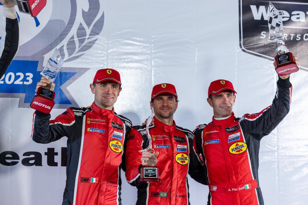 Risi Competizione (@risicomp) on Twitter photo 52 cars battled it out at Petit Le Mans, & we're thrilled to cap off the 23 season with a podium finish! A fantastic display of skill by <a href="/rigondavide/">Davide Rigon</a> , <a href="/DanielSerra29/">Daniel Serra</a> , & <a href="/Ale_PierGuidi/">Ale Pier Guidi</a> , backed by the incredible teamwork of our crew.
#risicompetizione #longmaywedrive 52 cars battled it out at Petit Le Mans, & we're thrilled to cap off the 23 season with a podium finish! A fantastic display of skill by <a href="/rigondavide/">Davide Rigon</a> , <a href="/DanielSerra29/">Daniel Serra</a> , & <a href="/Ale_PierGuidi/">Ale Pier Guidi</a> , backed by the incredible teamwork of our crew.
#risicompetizione #longmaywedrive