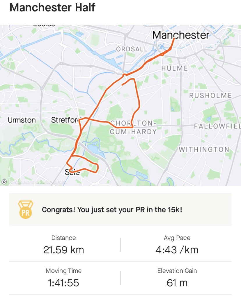 first half marathon couldn’t have gone much better 🐩