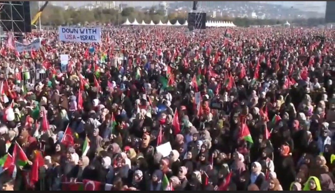 samihayyat's tweet photo. Çocuk katili Siyonist İsrail rejiminin zulmüne dur demek için Türkiye kıyama durdu 
#ÖzgürFilistin https://t.co/e1iEUYCPUF