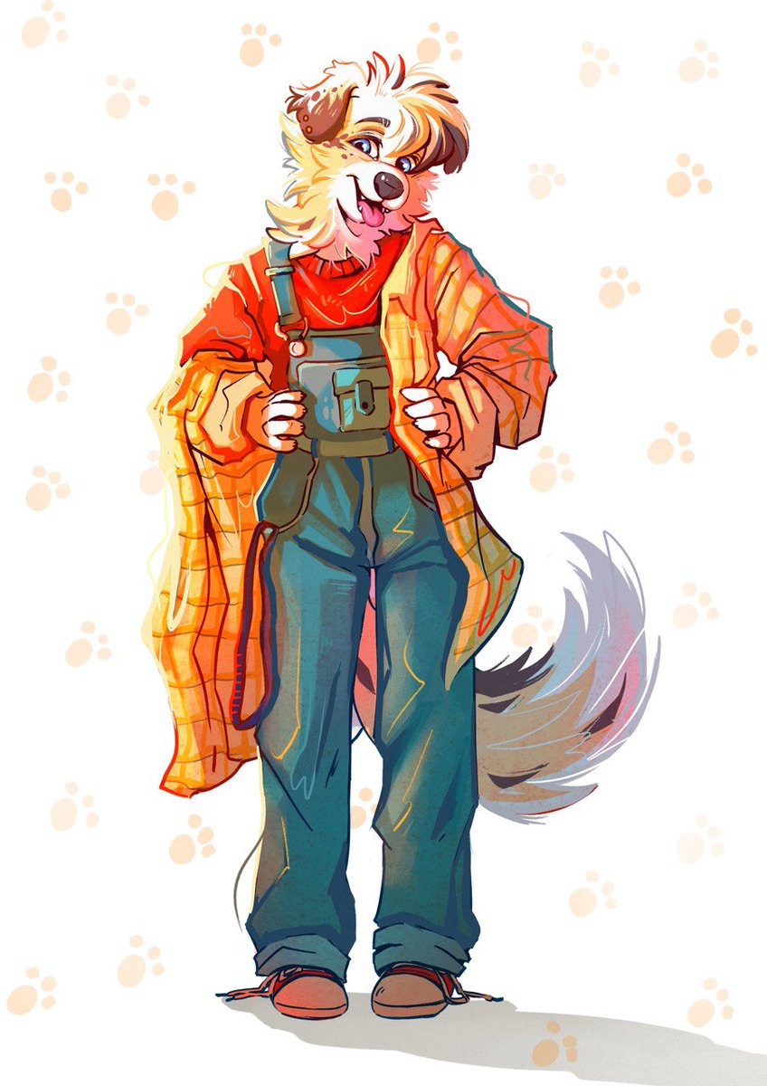 briar_bun's tweet photo. 🐶❤️🧡💛🩵🐶
Another dog~ https://t.co/CrFDENOTMt