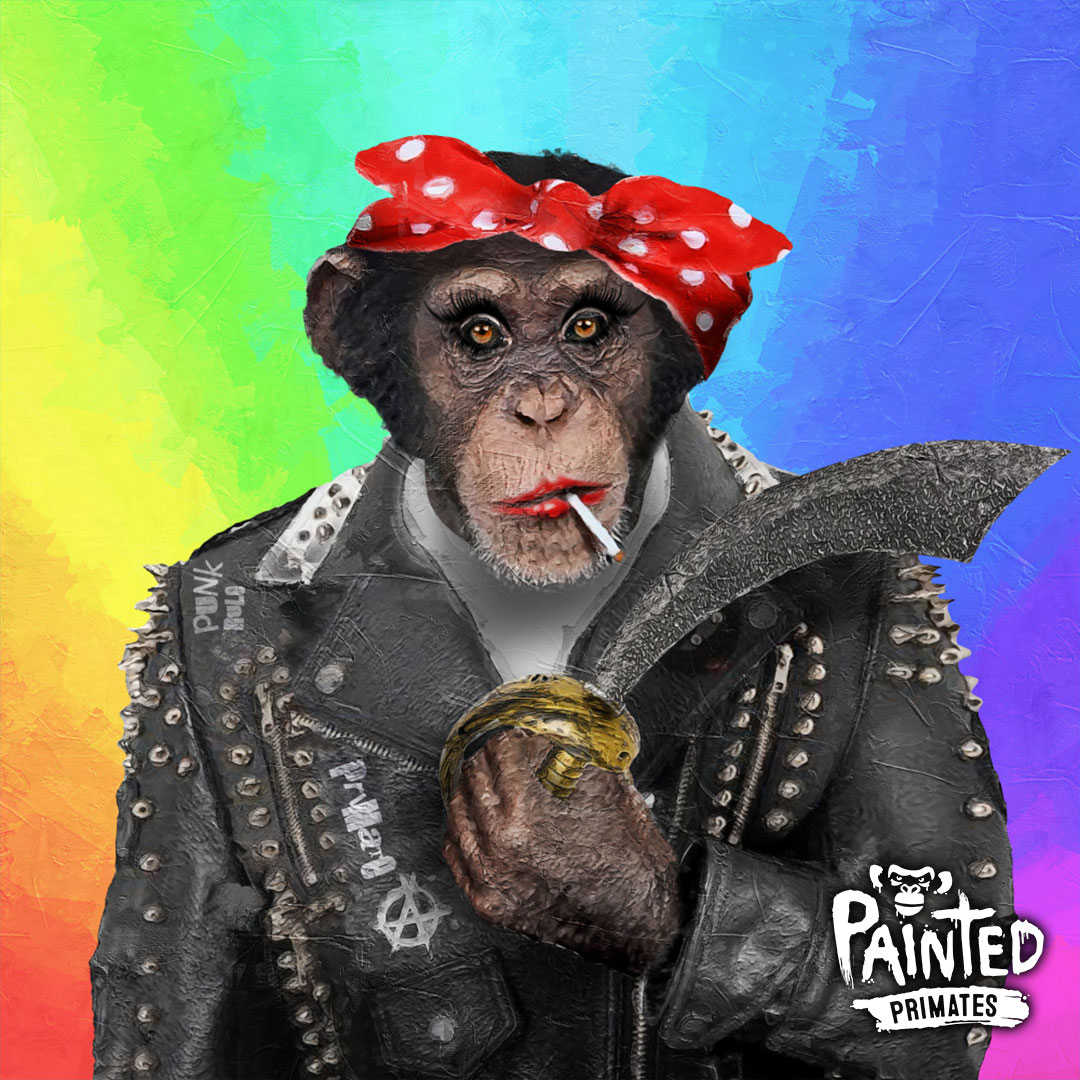PaintedPrimates tweet picture