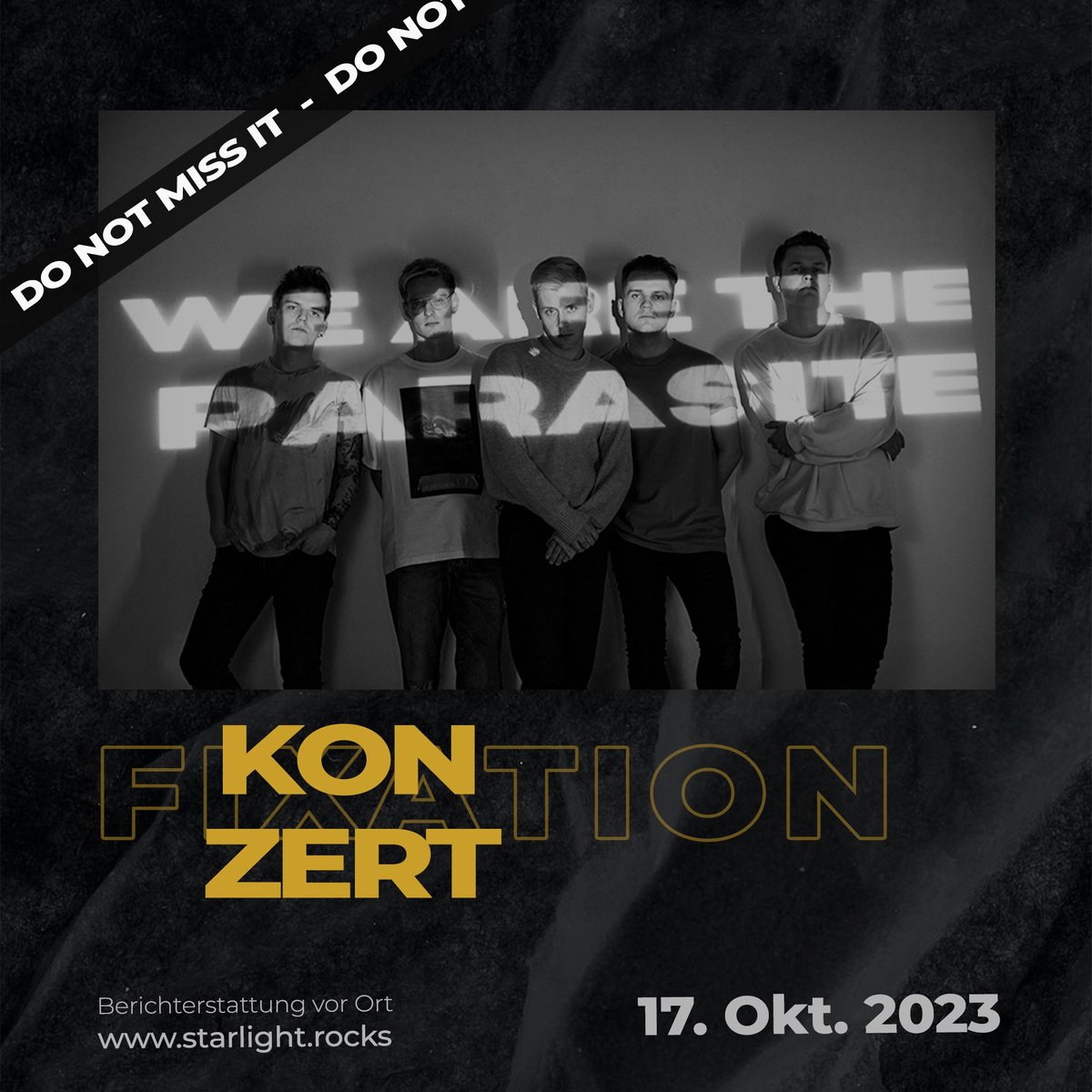 Diesen Dienstag ist es soweit! Im Rahmen ihrer Tour mit <a href="/annisokay/">Annisokay</a> kommen @fixationband für ein Konzert ins E-Werk, Köln. 

Ein Ereignis, das ihr nicht verpassen solltet! 🖤

Wann? 17. Oktober, Einlass 19:00 Uhr 
Wo? Essigfabrik, Köln