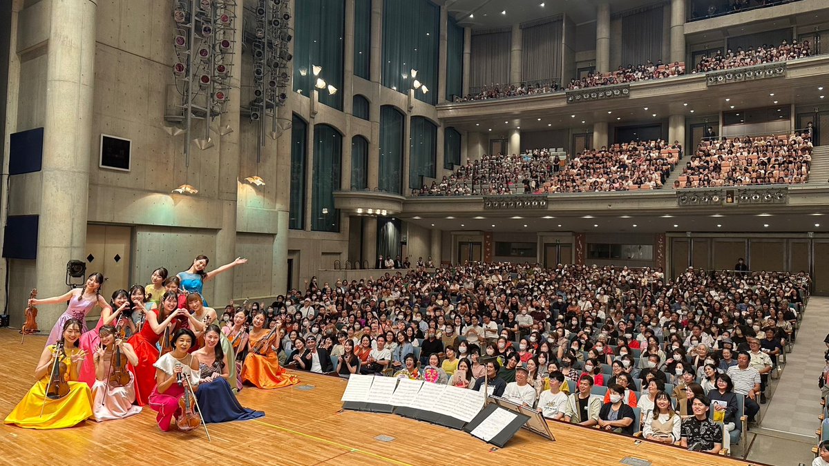 #高嶋ちさ子12人のヴァイオリニスト コンサートツアー 23~24
⁡
10/14 #森のホール21
10/15 #沖縄コンベンションセンター
⁡
ご来場の皆様、配信をご覧の皆様
ありがとうございました！
⁡
来週末は #ザワつく音楽会 #両国国技館
再来週は #富山 #愛知 での公演です。