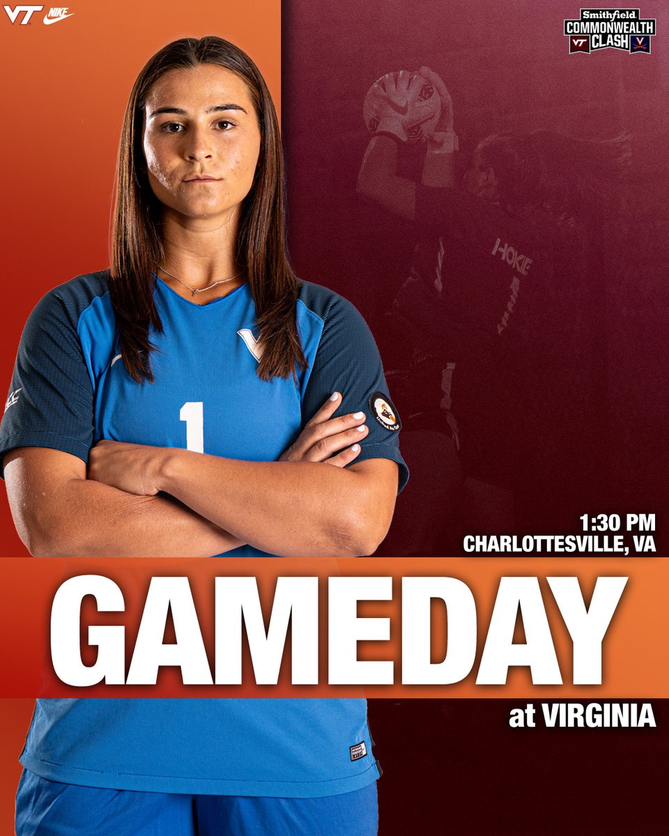 HokiesWSoccer's tweet photo. 🦃 at Virginia
1:30pm 

Live Stats » https://t.co/5TEjLSKsIE 
Watch Live » https://t.co/n3pmeisnSV
Game Notes » https://t.co/ku86ZqPBaS

#Hokies ⚽️ »@SmithfieldBrand https://t.co/pIH0QIlKGq