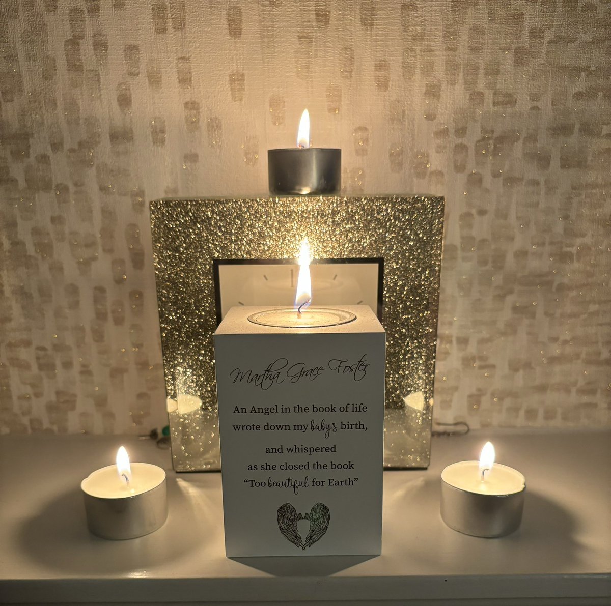 Martha Grace Foster 02/10/2022-05/10/2022 👼🏼🤍 love you always our darling girl 🕯️🤍 #BabyLossAwarenessWeek #WaveOfLight